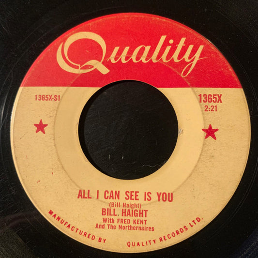 Bill Haight And The Northernairs : All I Can See Is You (7", Single)