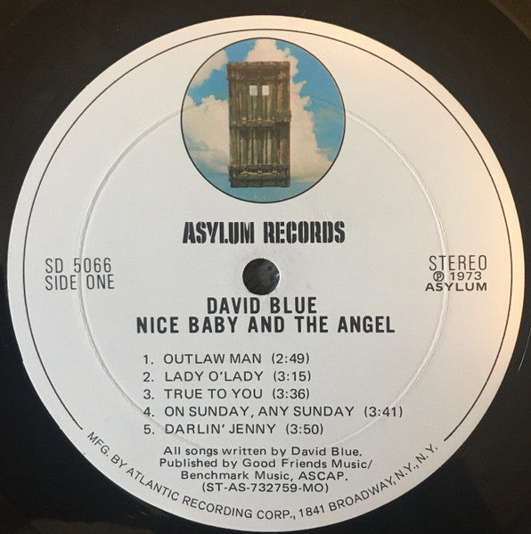 David Blue : Nice Baby And The Angel (LP, Album, Mon)