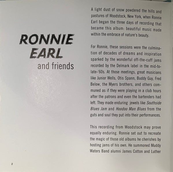 Ronnie Earl And Friends : Ronnie Earl And Friends (CD, Album, Promo)