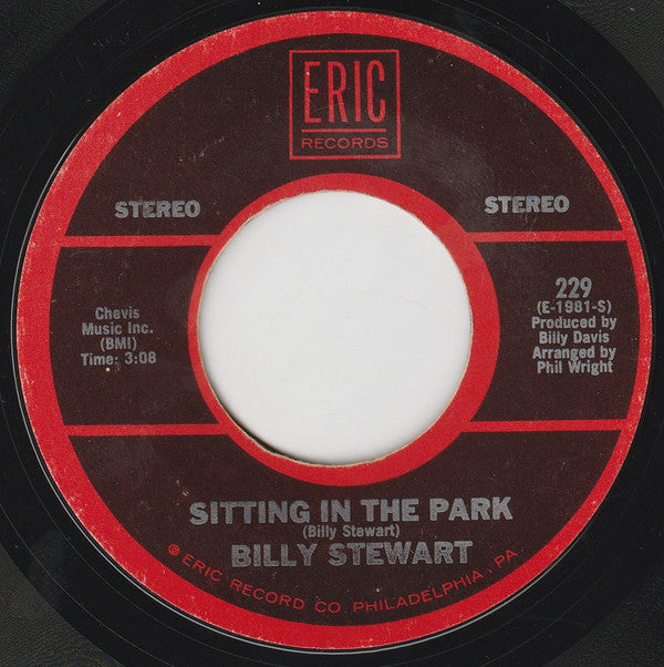 Billy Stewart : Sitting In The Park / Summertime (7", RE, Styrene)
