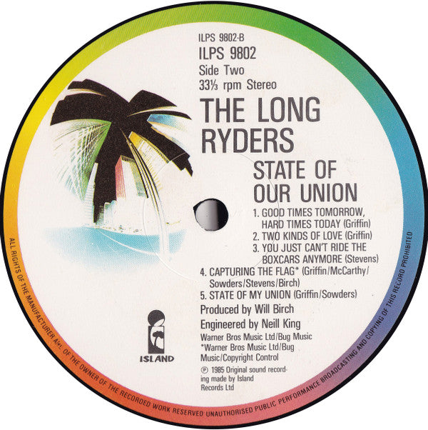 The Long Ryders : State Of Our Union (LP, Album)