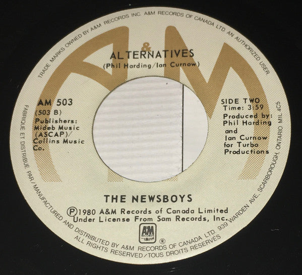 The Newsboys : Bring Me The News Boy (7")