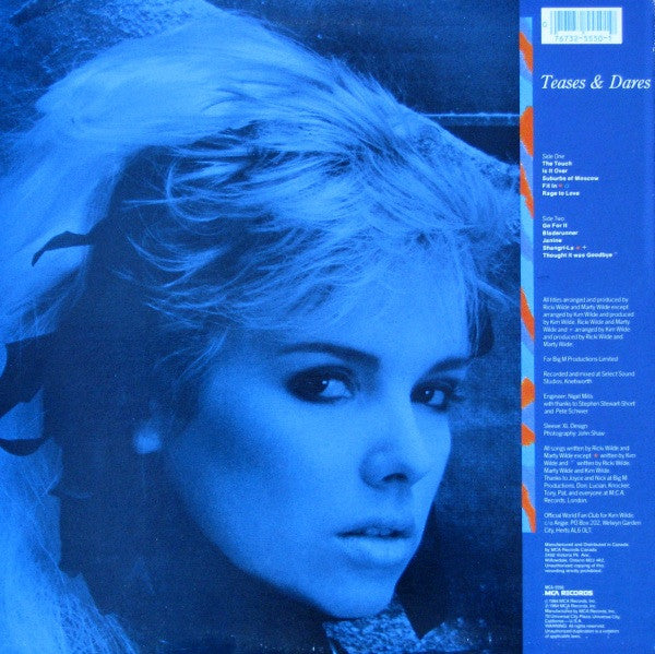 Kim Wilde : Teases & Dares (LP, Album)