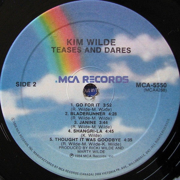 Kim Wilde : Teases & Dares (LP, Album)