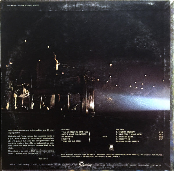 Lee Michaels : Lee Michaels (LP, Album)
