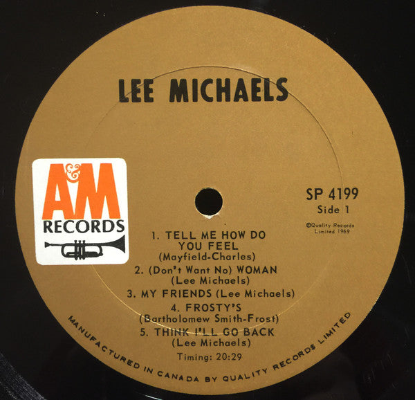Lee Michaels : Lee Michaels (LP, Album)