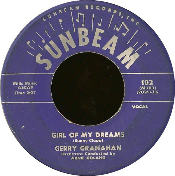 Gerry Granahan : No Chemise, Please (7", Single, Roc)