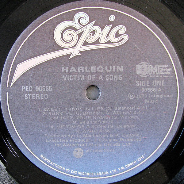 Harlequin (3) : Victim Of A Song (LP, Album)