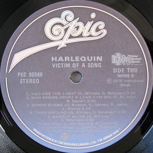 Harlequin (3) : Victim Of A Song (LP, Album)