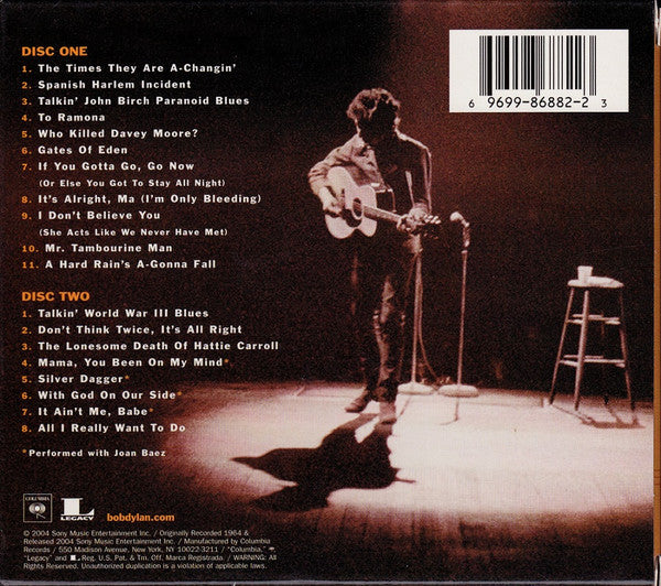 Bob Dylan : Live 1964 (Concert At Philharmonic Hall) (2xCD, Album)
