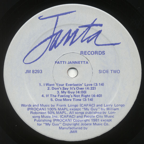 Jannetta : Patti Jannetta (LP, Album)