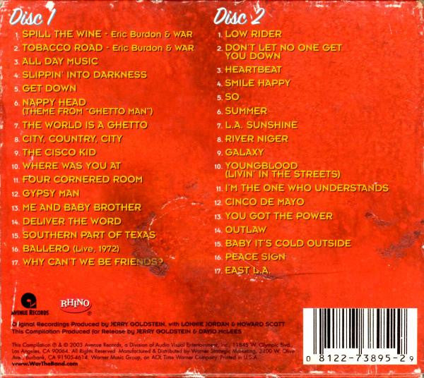 War : The Very Best Of (2xCD, Comp)