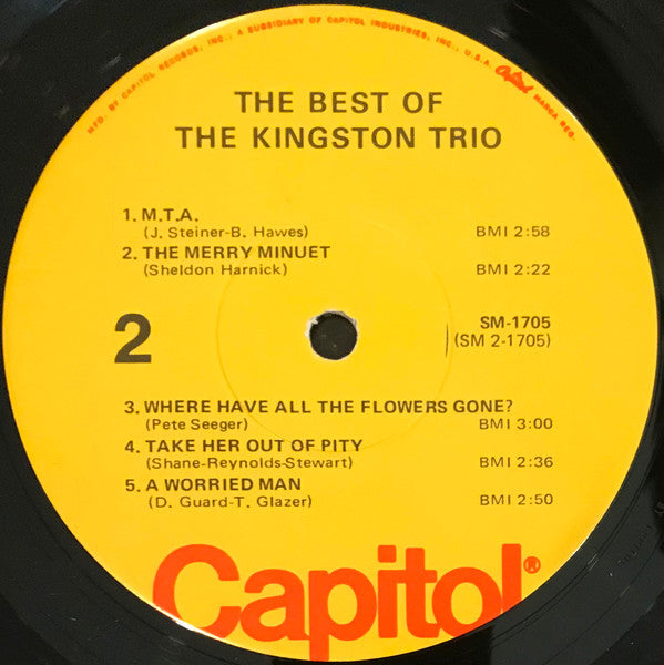 Kingston Trio : The Best Of The Kingston Trio (LP, Comp, RE, Win)