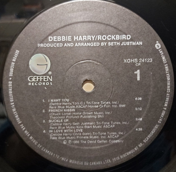 Deborah Harry : Rockbird (LP, Album)