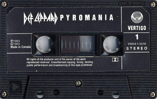 Def Leppard : Pyromania (Cass, Album, Dol)