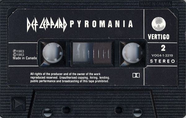 Def Leppard : Pyromania (Cass, Album, Dol)