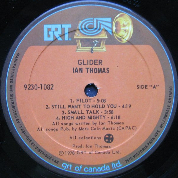 Ian Thomas Band : Glider (LP, Album)