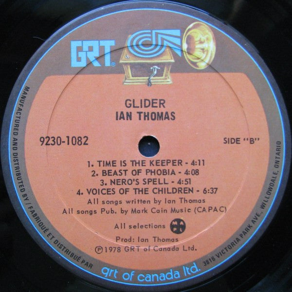 Ian Thomas Band : Glider (LP, Album)