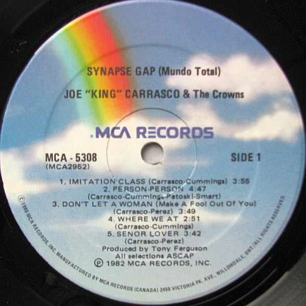 Joe King Carrasco & The Crowns : Synapse Gap (Mundo Total) (LP, Album)