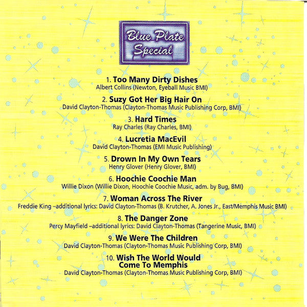 David Clayton-Thomas : Blue Plate Special (CD, Album)