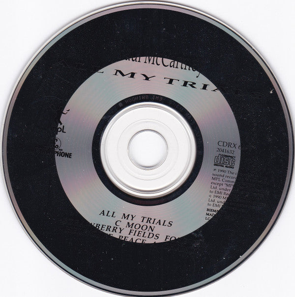 Paul McCartney : All My Trials (CD, Single)