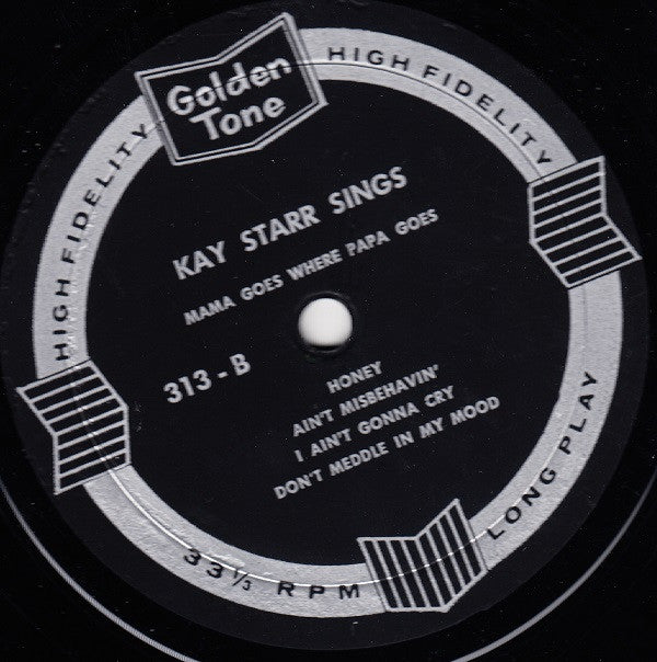Kay Starr : Kay Starr Sings (LP)