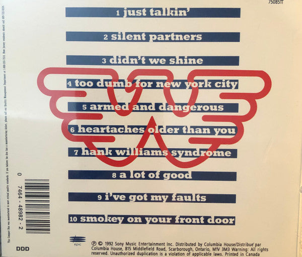 Waylon Jennings : Too Dumb For New York City, Too Ugly For L.A. (CD, Album, Club, RE)