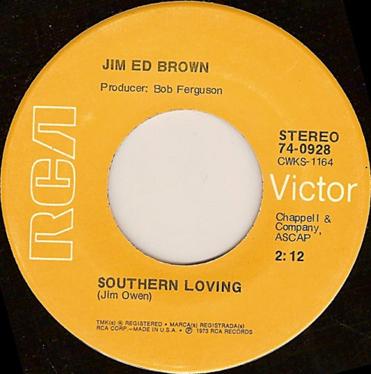 Jim Ed Brown : Southern Loving (7", Hol)