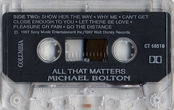 Michael Bolton : All That Matters (Cass, Album, Dol)