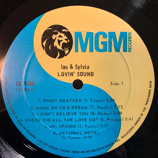 Ian & Sylvia : Lovin' Sound (LP, Album, RE)