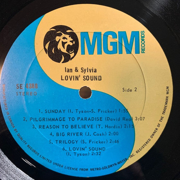 Ian & Sylvia : Lovin' Sound (LP, Album, RE)