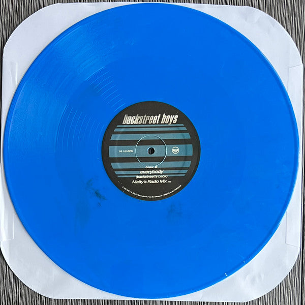 Backstreet Boys : Everybody (Backstreet's Back) (12", Single, Ltd, Blu)