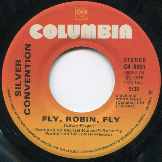 Silver Convention : Fly, Robin, Fly (7")