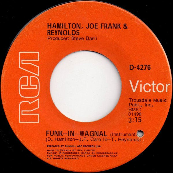 Hamilton, Joe Frank & Reynolds : Don't Pull Your Love (7")