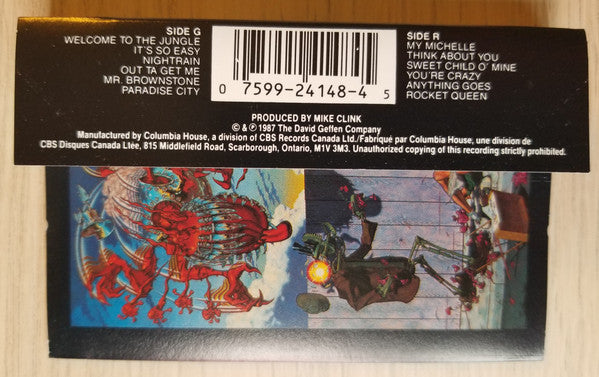 Guns N' Roses : Appetite For Destruction (Cass, Album, Club, DOL)