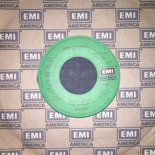 Kim Carnes : More Love (7", Single)