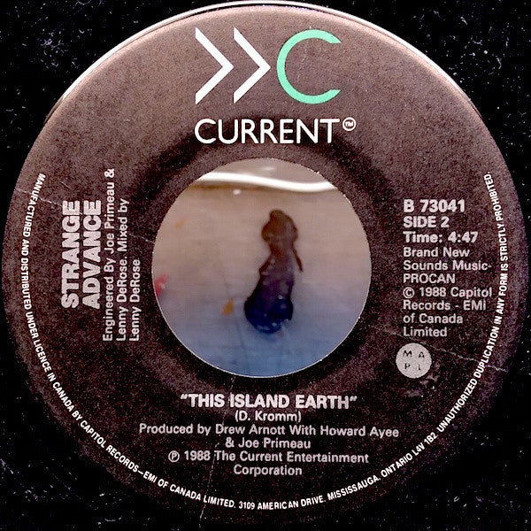 Strange Advance : Love Becomes Electric (7", Single)