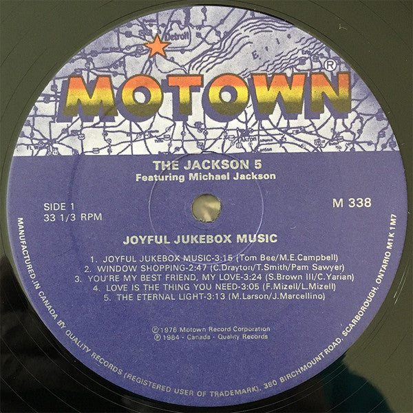 The Jackson 5 : Joyful Jukebox Music (LP, Album)