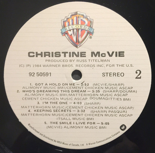 Christine McVie : Christine McVie (LP, Album)