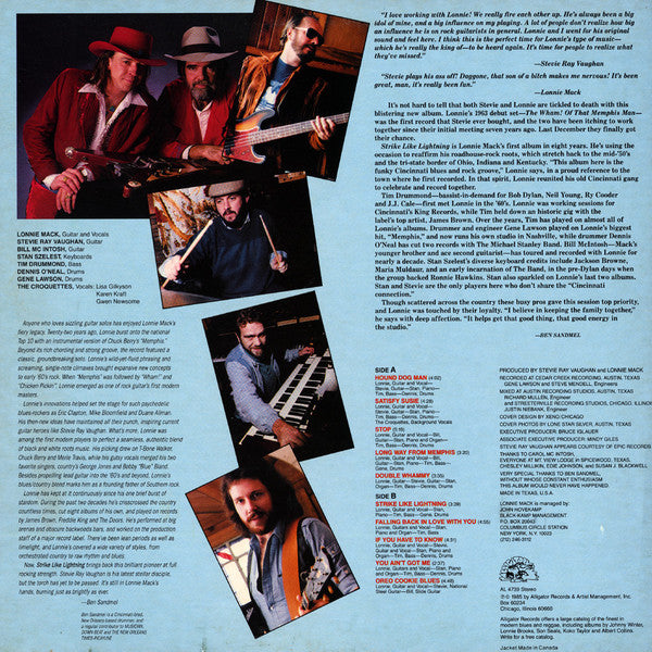 Lonnie Mack : Strike Like Lightning (LP, Album)