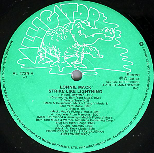 Lonnie Mack : Strike Like Lightning (LP, Album)