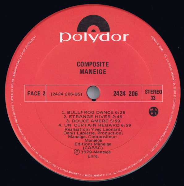 Maneige : Composite (LP, Album)