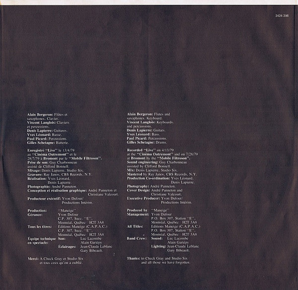 Maneige : Composite (LP, Album)