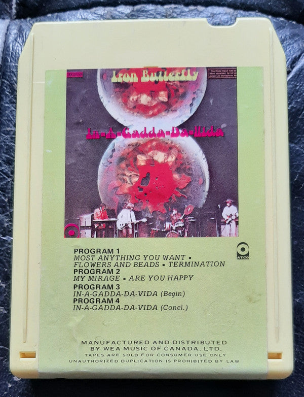 Iron Butterfly : In-A-Gadda-Da-Vida  (8-Trk, Album)