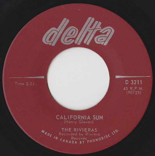 The Rivieras : California Sun / H B Goose Step (7", Single)