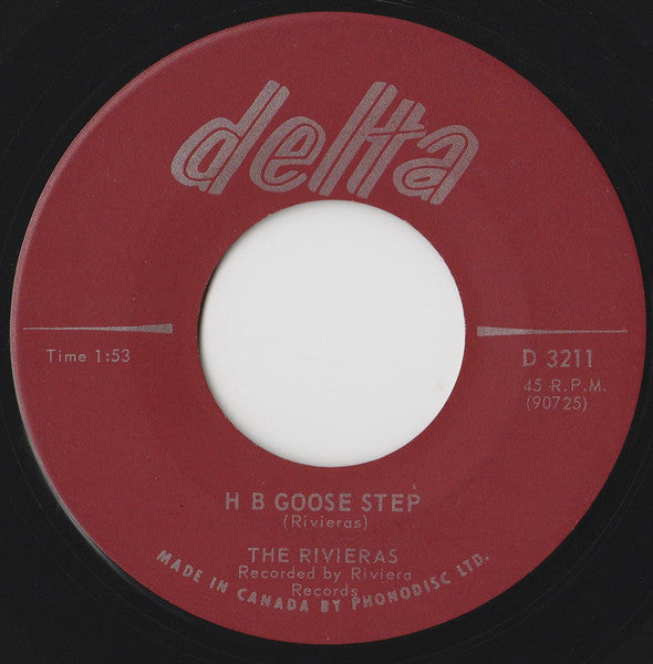 The Rivieras : California Sun / H B Goose Step (7", Single)