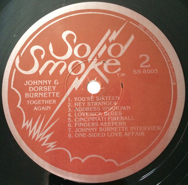 Johnny & Dorsey Burnette : Together Again (LP, Comp)