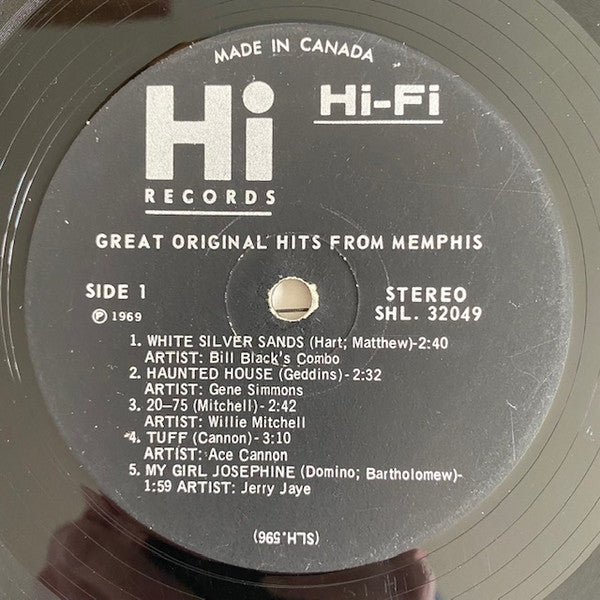 Various : Hi Presents The Greatest Hits From Memphis (LP, Comp)
