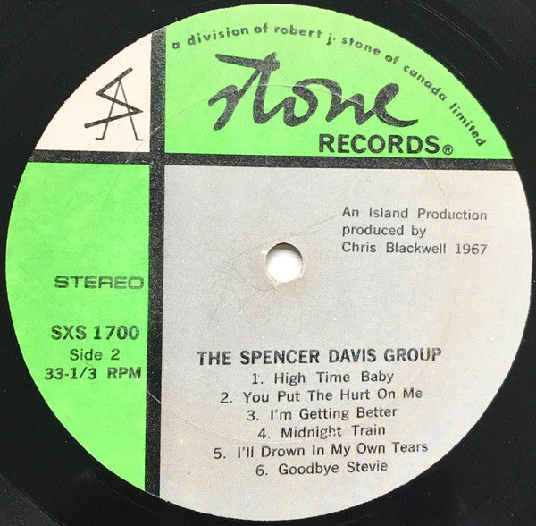 The Spencer Davis Group : Spencer Davis (LP, Comp)