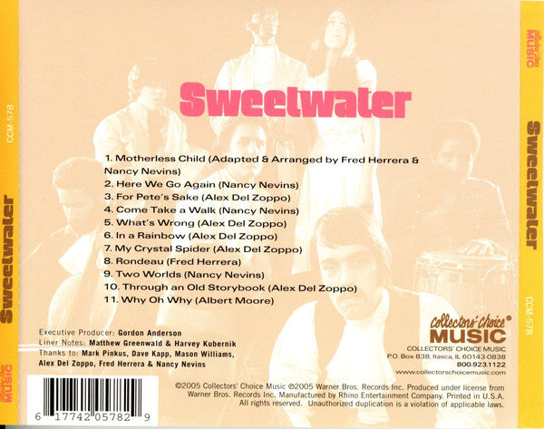 Sweetwater : Sweetwater (CD, RE)